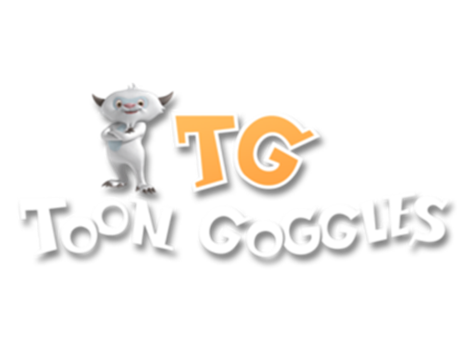 Toon goggles. Core toons logo.